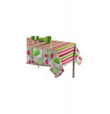 Nappe ronde - d 160 cm - pvc - lemon