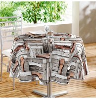 Nappe ronde - d 160 cm - pvc - cabanon