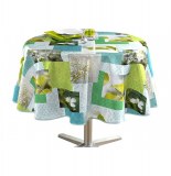 Nappe ronde - d 160 cm - pvc - printanier