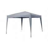 Tonnelle "easy up" - polyester - 300 x 300 x 260 cm - gris