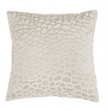Housse de coussin - 40 x 40 cm - imitation fourrure - tanzania - natur