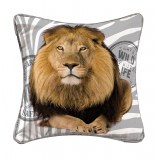 Housse de coussin - 40 x 40 cm - wild - lion
