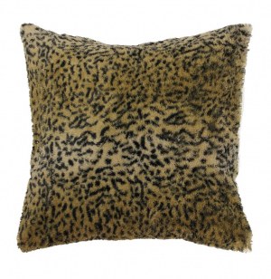 Housse de coussin - 40 x 40 cm - imitation fourrure - bengali