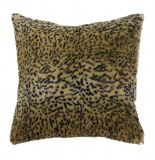 Housse de coussin - 40 x 40 cm - imitation fourrure - bengali
