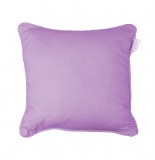 Housse de coussin 100% coton - 40 x 40 cm - panama - lilas