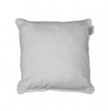 Housse de coussin 100% coton - 40 x 40 cm - panama - blanc