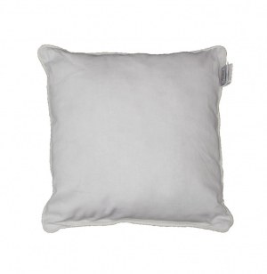 Housse de coussin 100% coton - 40 x 40 cm - panama - blanc