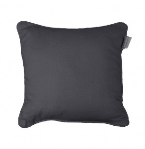 Housse de coussin 100% coton - 40 x 40 cm - panama - ardoise