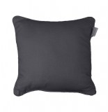 Housse de coussin 100% coton - 40 x 40 cm - panama - ardoise