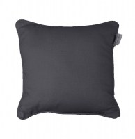 Housse de coussin 100% coton - 40 x 40 cm - panama - ardoise