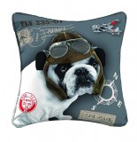 Housse de coussin - 40 x 40 cm - aviateur