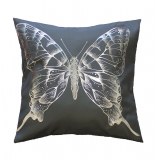 Housse de coussin - 40 x 40 cm - envola - anthracite