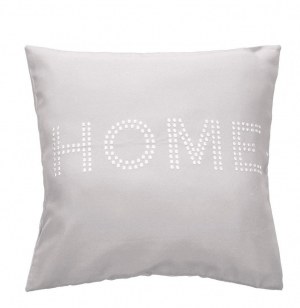 Housse de coussin - 40 x 40 cm - sequin - home blanc