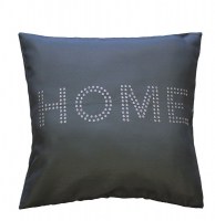 Housse de coussin - 40 x 40 cm - sequin - home anthracite