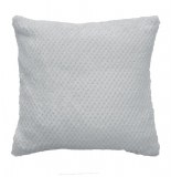 Housse de coussin - 40 x 40 cm - jacquard - blanc