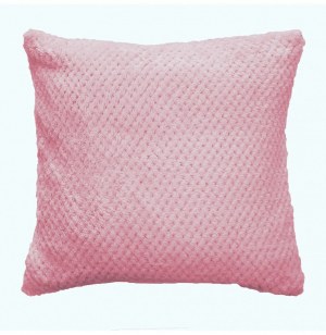 Housse de coussin - 40 x 40 cm - jacquard - dragée