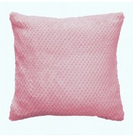 Housse de coussin - 40 x 40 cm - jacquard - dragée