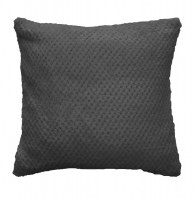 Housse de coussin - 40 x 40 cm - jacquard - anthracite