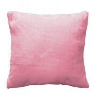 Housse de coussin - 40 x 40 cm - flanelle - dragée