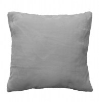 Housse de coussin - 40 x 40 cm - flanelle - taupe