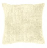 Housse de coussin - 40 x 40 cm - jacquard - calinou - naturel