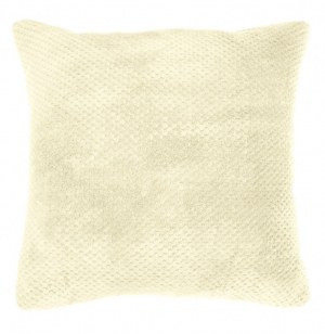 Housse de coussin - 40 x 40 cm - jacquard - calinou - naturel