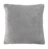 Housse de coussin - 40 x 40 cm - jacquard - gris