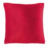 Housse de coussin - 40 x 40 cm - flanelle - rouge