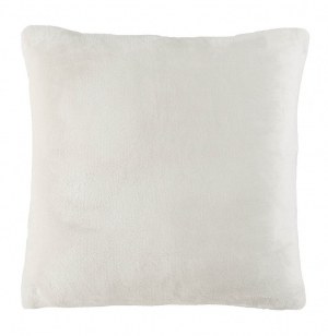 Housse de coussin - 40 x 40 cm - flanelle - naturel