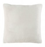 Housse de coussin - 40 x 40 cm - flanelle - naturel