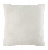 Housse de coussin - 40 x 40 cm - flanelle - naturel