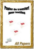 PAPIER DE TRANSFERT POUR TEXTILES CLAIRS