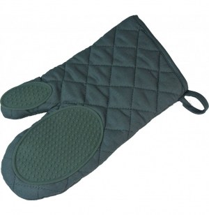 Gant de cuisine avec protection silicone - cuistot - anthracite