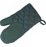 Gant de cuisine avec protection silicone - cuistot - anthracite