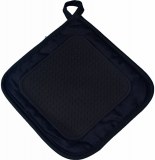 Manique avec protection en silicone - cuistot - noir