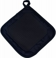 Manique avec protection en silicone - cuistot - noir