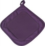 Manique avec protection en silicone - cuistot - prune