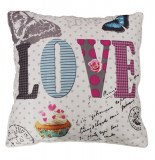 Coussin micorfibre - 40 x 40 cm - girly love