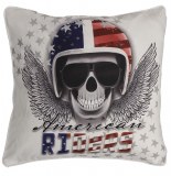 Coussin micorfibre - 40 x 40 cm - rider flag
