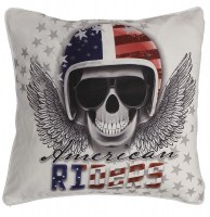 Coussin micorfibre - 40 x 40 cm - rider flag