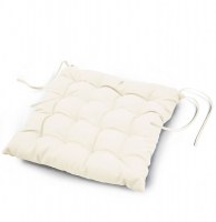 Assise matelassée - 40 x 40 cm - essentiel - naturel