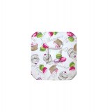 Galette - 4 rabats - 36 x 36 x 3.5 cm - polyester - délicieux