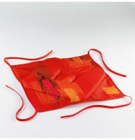 Galette - 4 rabats - 36 x 36 x 3.5 cm - polyester - jaya - cuivre