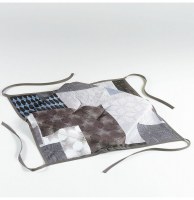 Galette - 4 rabats - 36 x 36 x 3.5 cm - polyester - lanix