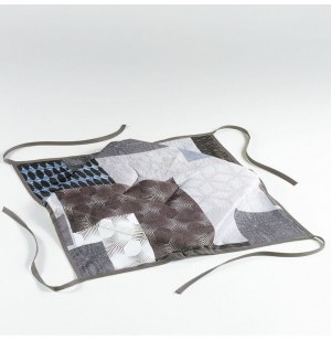 Galette - 4 rabats - 36 x 36 x 3.5 cm - polyester - lanix