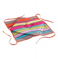 Galette - 4 rabats - 36 x 36 x 3.5 cm - polyester - marina - multicolo