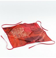 Galette - 4 rabats - 36 x 36 x 3.5 cm - polyester - roxane