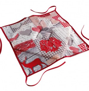 Galette - 4 rabats - 36 x 36 x 3.5 cm - polyester - scandy