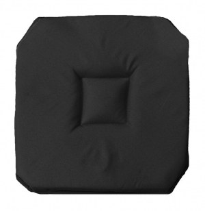 Galette - 4 rabats - 36 x 36 x 3.5 cm - essentiel - noir