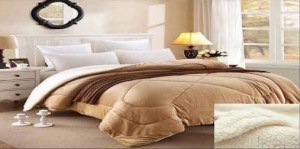 Couverture Sherpa Flannel 220x240 ULTRA DOUX : Type Doudoune